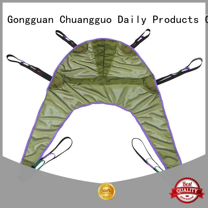 full body sling with head support cutout for toilet Chuangguo