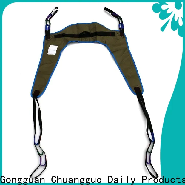 Chuangguo quality patient lift harness certifications for toilet