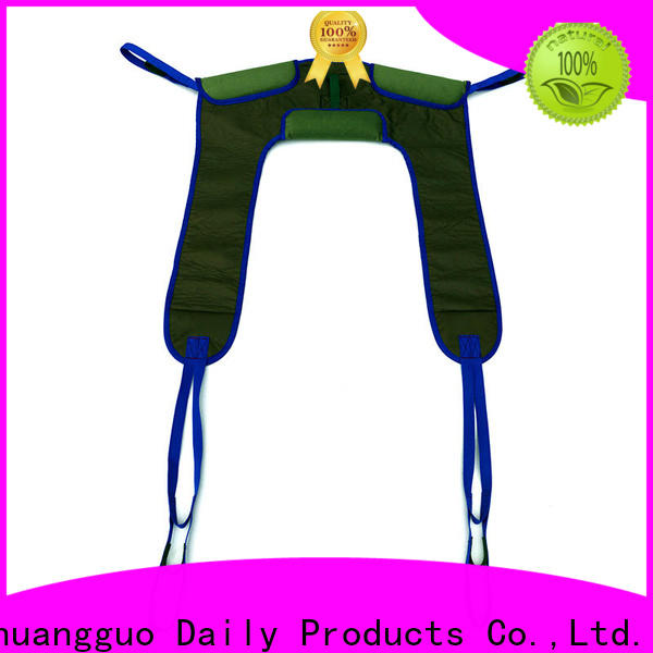 New commode sling patient shipped to business for toilet