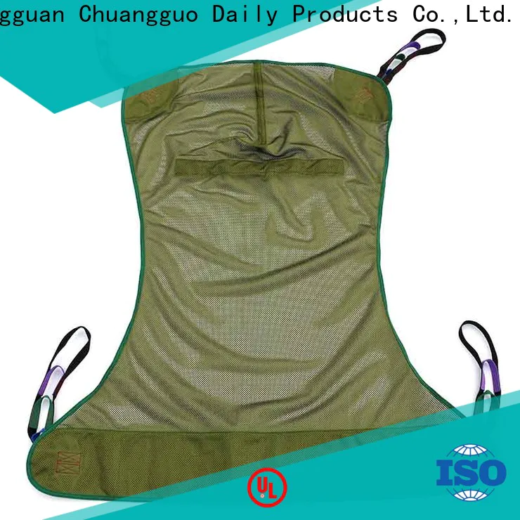 Chuangguo padded full body sling with head support manufacturers for toilet