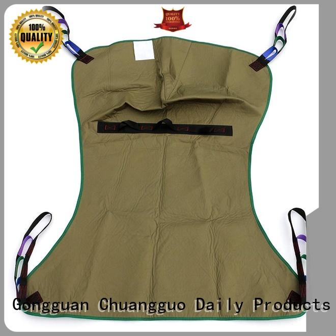 Chuangguo commode body slings in-green for wheelchair