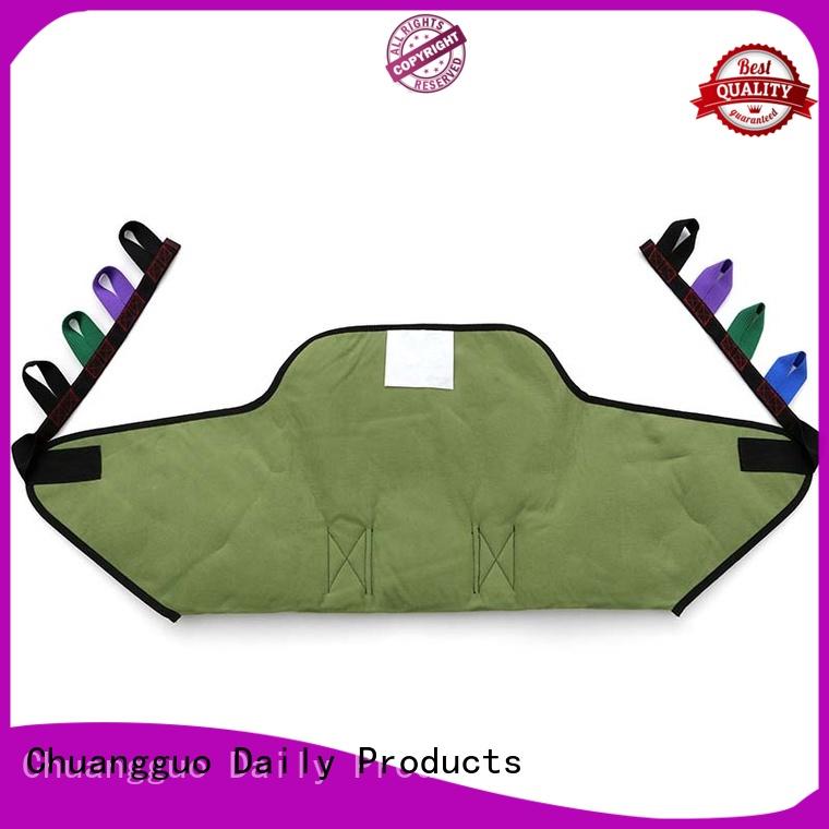Chuangguo sit sit to stand lift slings directly sale for wheelchair