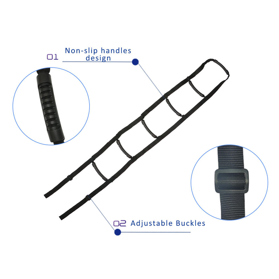 Bed Ladder Assist Strap with 6 Hand Grip CGSL277