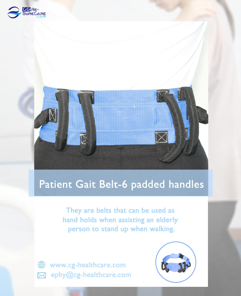 Patient gait belt transfer sling instruction